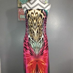 🐆Colorful Print sleeveless dress🐆